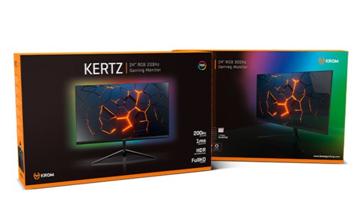 Krom Kertz 60,5 Cm (23.8") 1920 X 1080 Pixeles Full Hd Led Negro