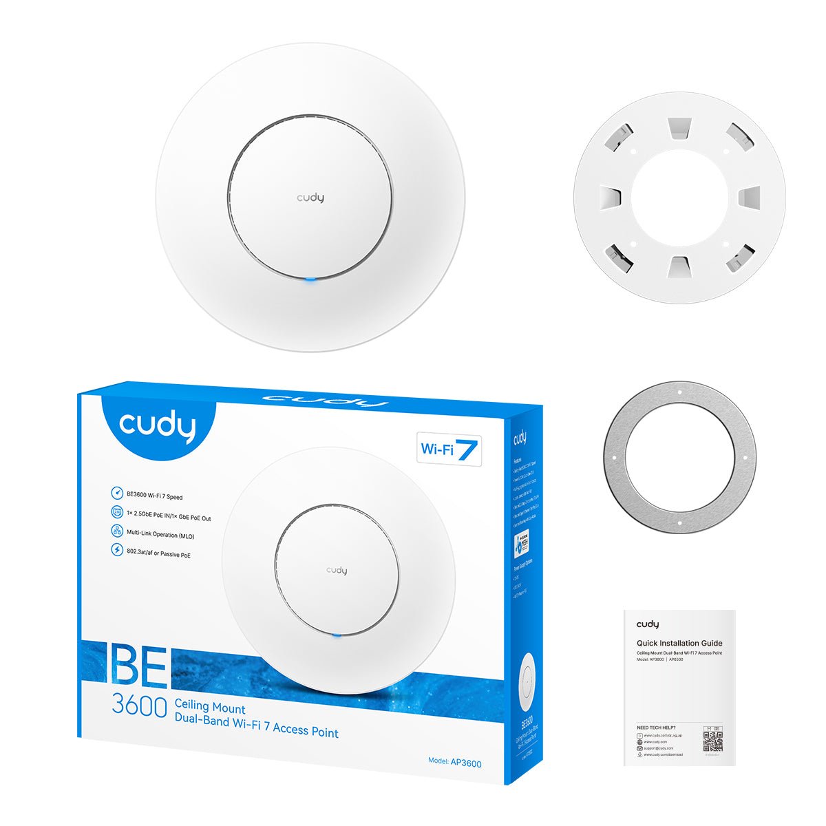 EAN 6971690793999 - Cudy AP3600 punto de acceso inalámbrico 2882 Mbit/s Blanco Energía sobre Ethernet (PoE) imagen 5