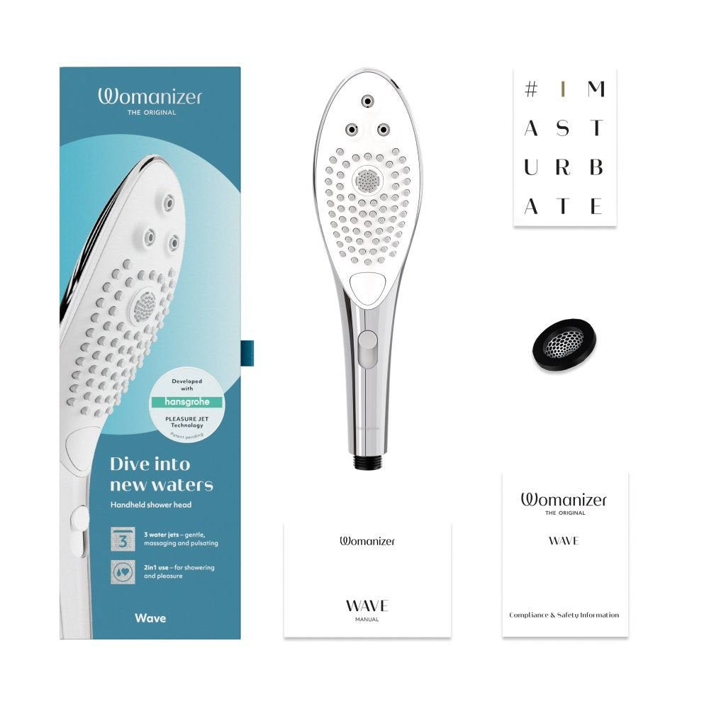 Womanizer - Wave Cabezal De Ducha Estimulador De Clitorís Plateado