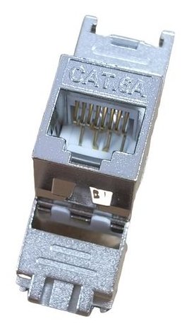 Equip Keymone Jack Geschirmt Cat.6a Werkzeugf.Metall 8erset