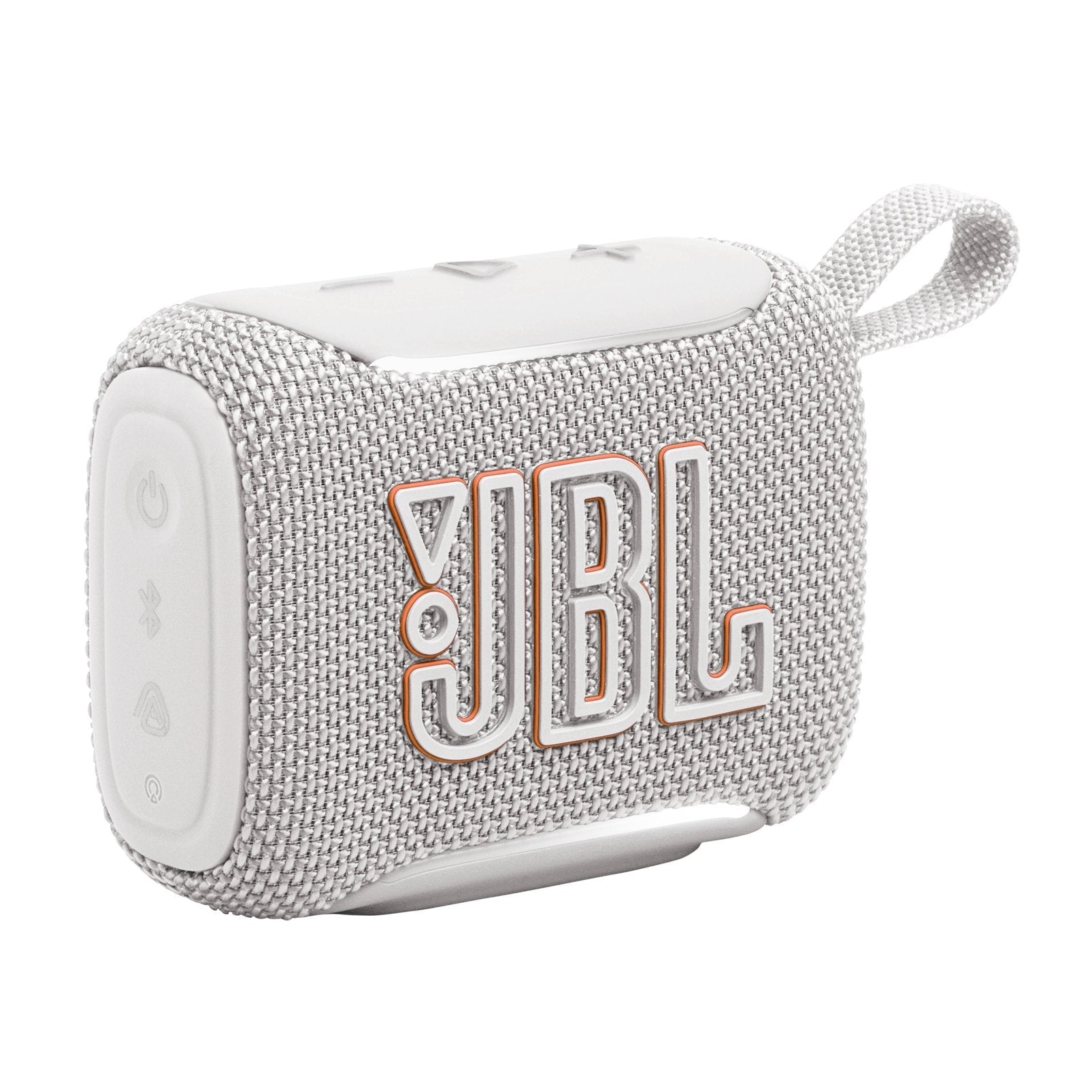 Jbl Go 5 Altavoz Bluetooth Ultraportátil Con Sonido Big Jbl Pro Y Graves Fuertes, Emparejamiento Airtouch, Diseño Impermeable Y Tiempo De Reproducción De 10 Horas, Color Blanco