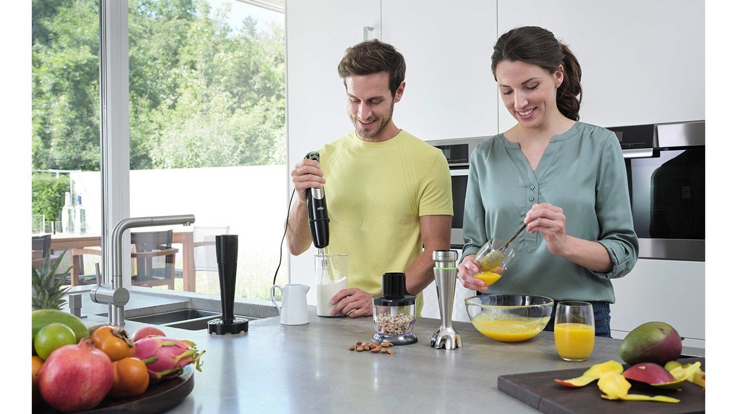 Braun Multiquick 9 Mq 9147x 0,6 L Batidora De Inmersión 1200 W Negro, Acero Inoxidable