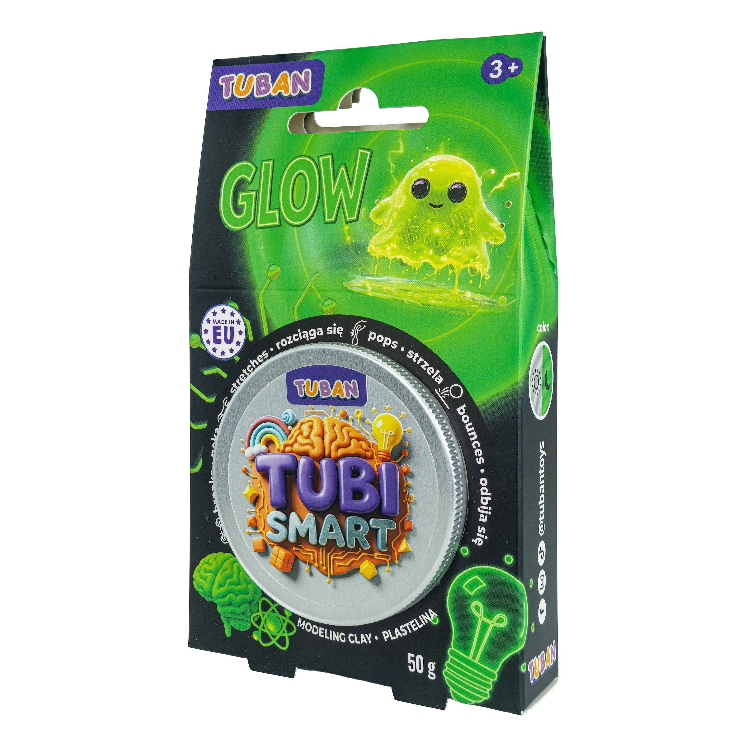 Plastelina Tubi Smart - Glow 50g