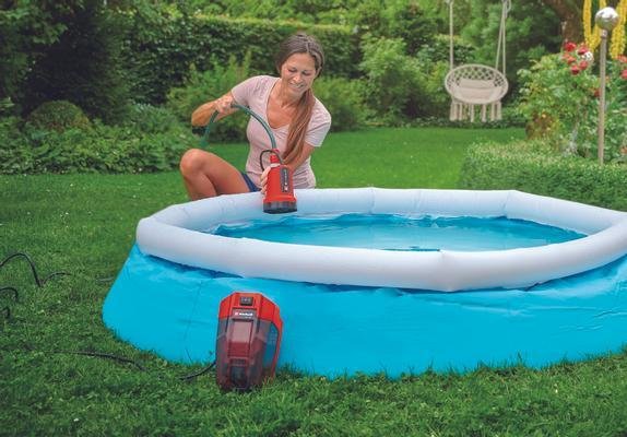 Bomba De Agua Limpia Inalámbrica Einhell Ge-Sp 18 Ll Li - Solo, Sumergible / Bomba De Presión