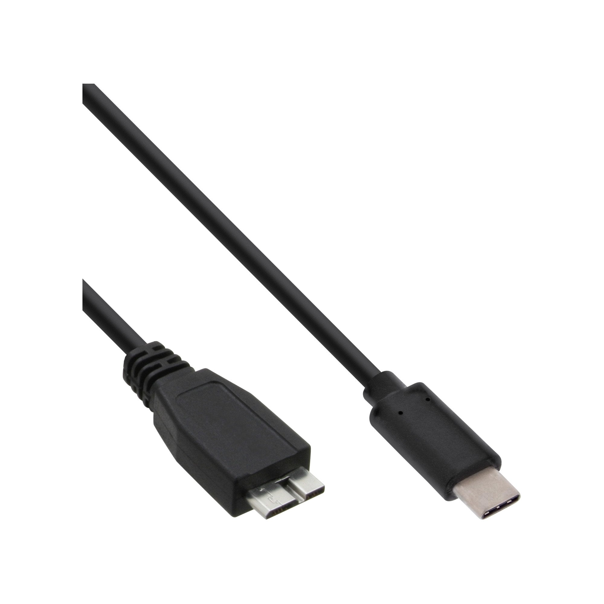 Cable Inline Usb 3.1, Tipo C Macho A Micro-B Macho, Negro, 0,5 M
