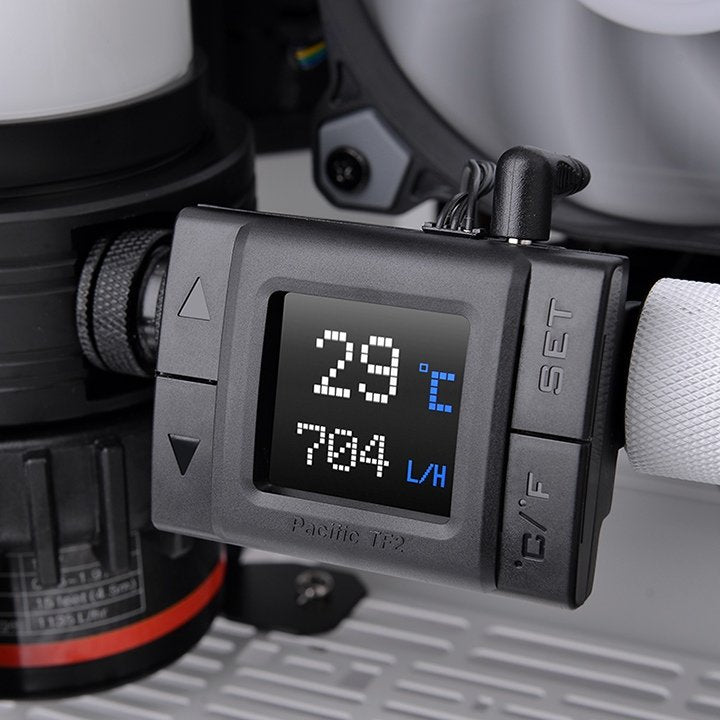 Thermaltake Pacific Tf2, Indicador De Temperatura Y Flujo Negro