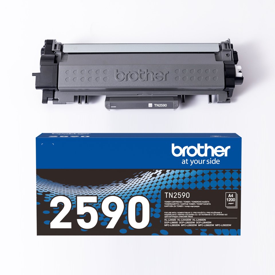 EAN 4977766830331 - Brother TN-2590 cartucho de tóner 1 pieza(s) Original Negro imagen 3