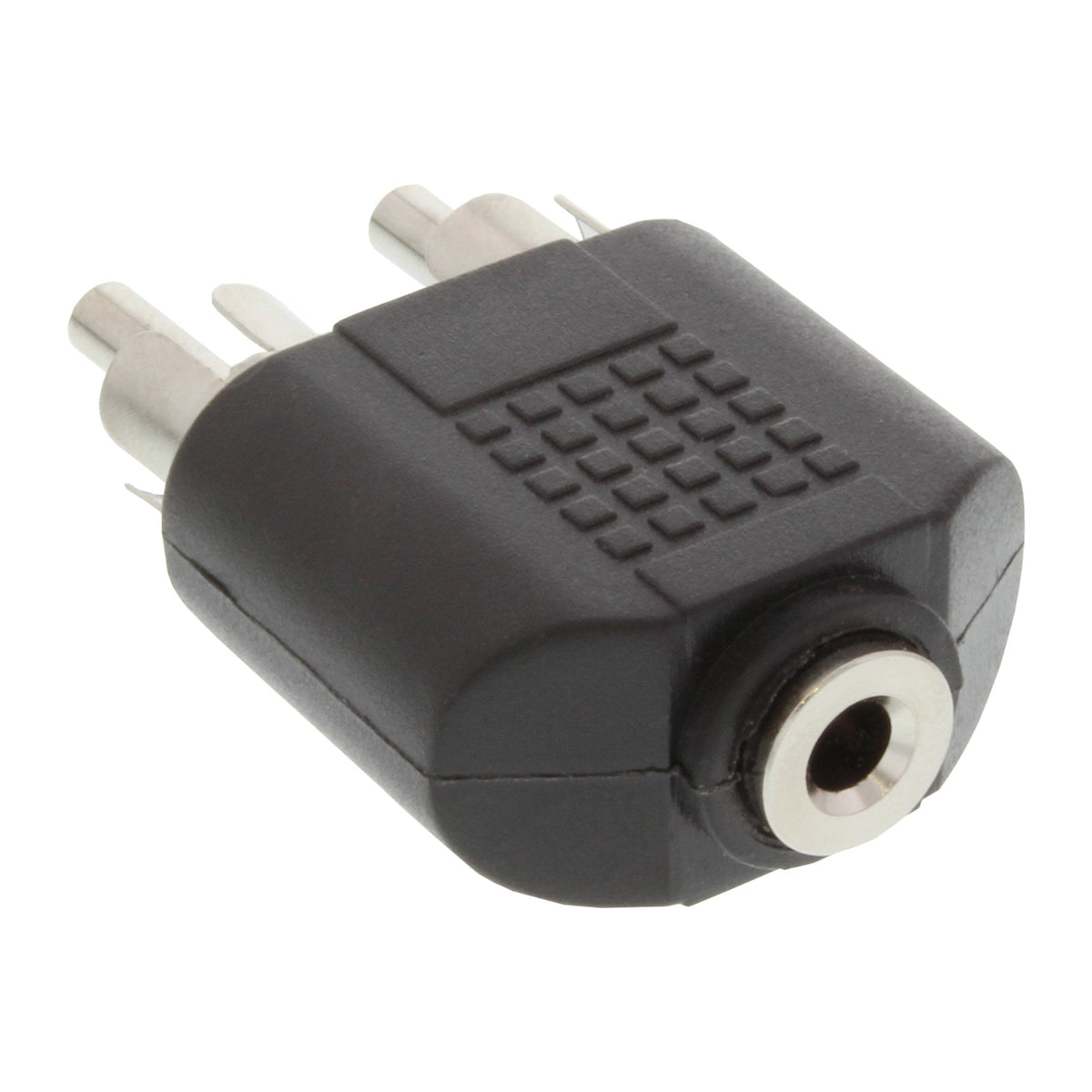 Adaptador De Audio Inline Jack De 3,5 Mm Estéreo Hembra A 2x Rca Macho