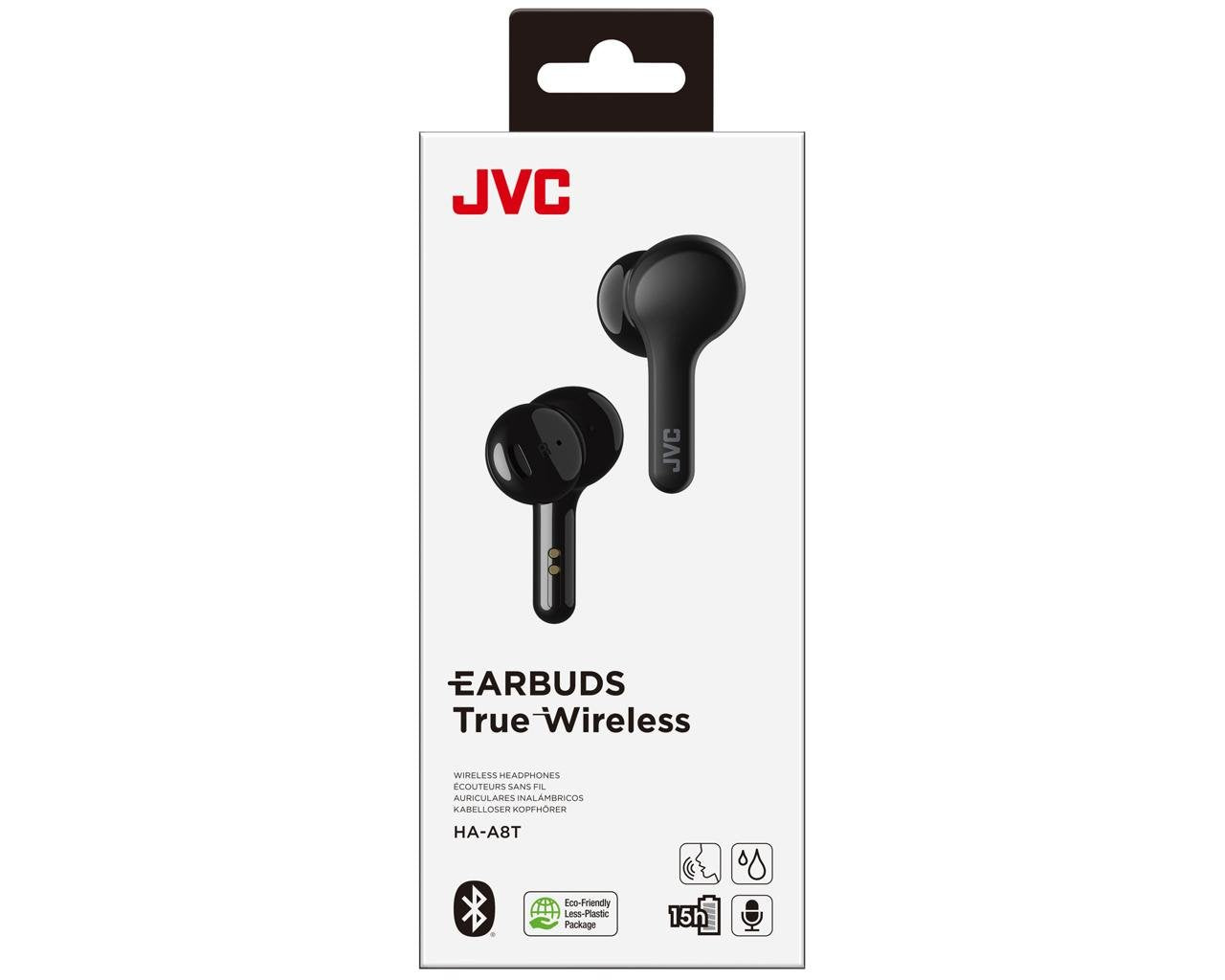 EAN 4975769020094 - JVC HA-A8T-B Auriculares True Wireless Stereo (TWS) Dentro de oído Música Bluetooth Negro imagen 4
