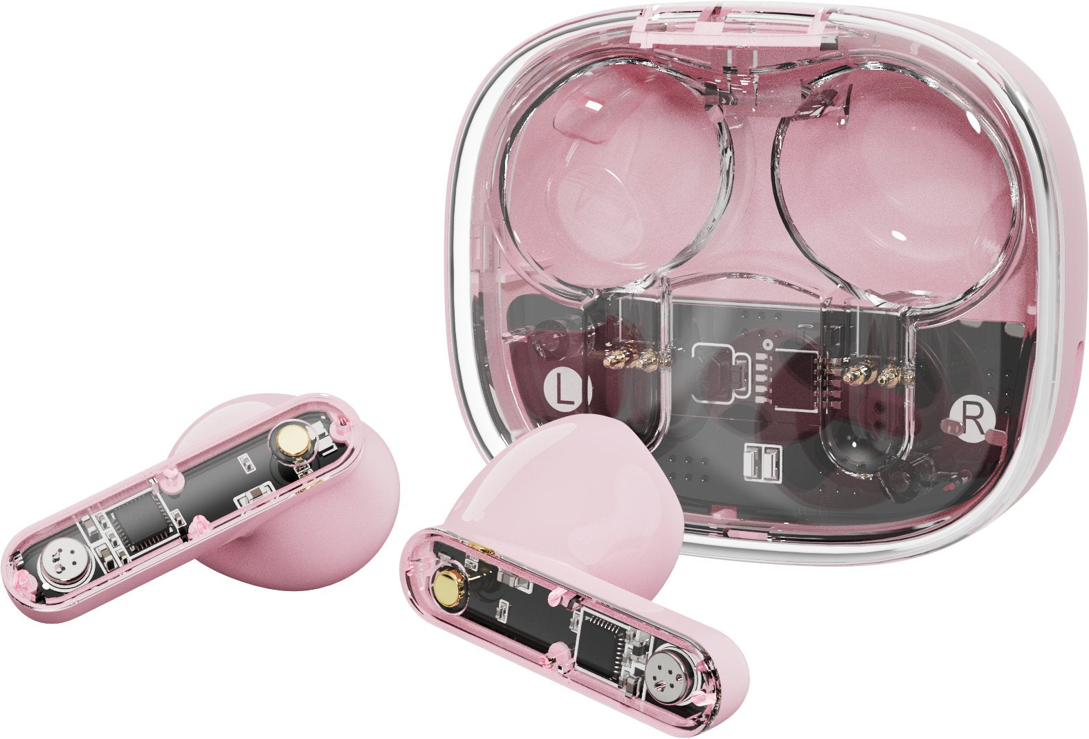 Streetz Bt Tws In-Ear KopfhRer Transparent Pink