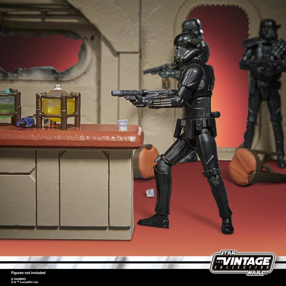Set Nevarro Cantina + Figura Imperial Death Trooper Mandalorian Star Wars
