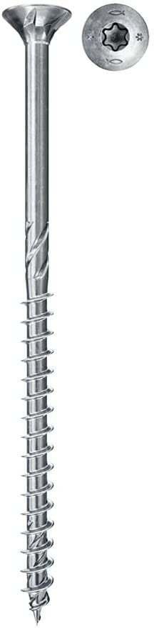 Tornillos Fischer Powerfast Ii 6,0x80 Sk Tx Tg Blvz 200 Piezas