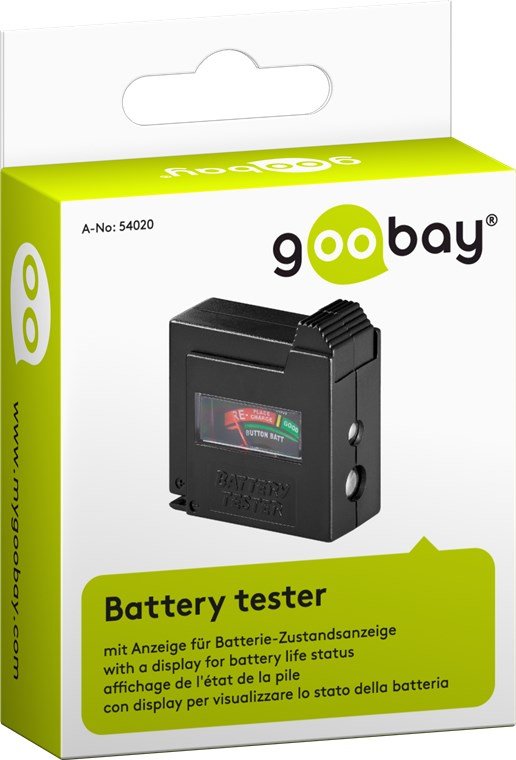 Goobay 54020 Medidor De Energía Y Batería Negro