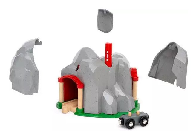 Brio World Túnel Del Mundo Con Función De Voladura, Tren 63604400