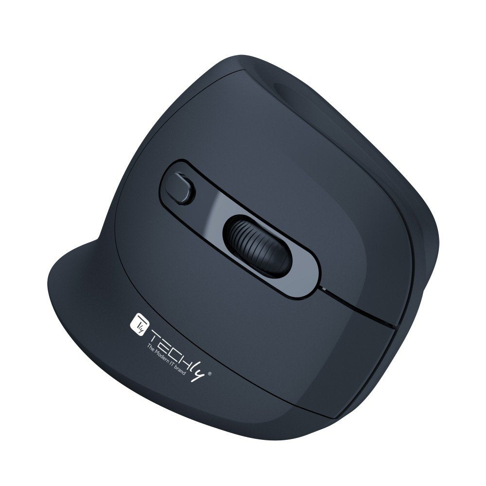 Ratón Óptico Vertical Ergonómico Inalámbrico Techly De 3200 Dpi