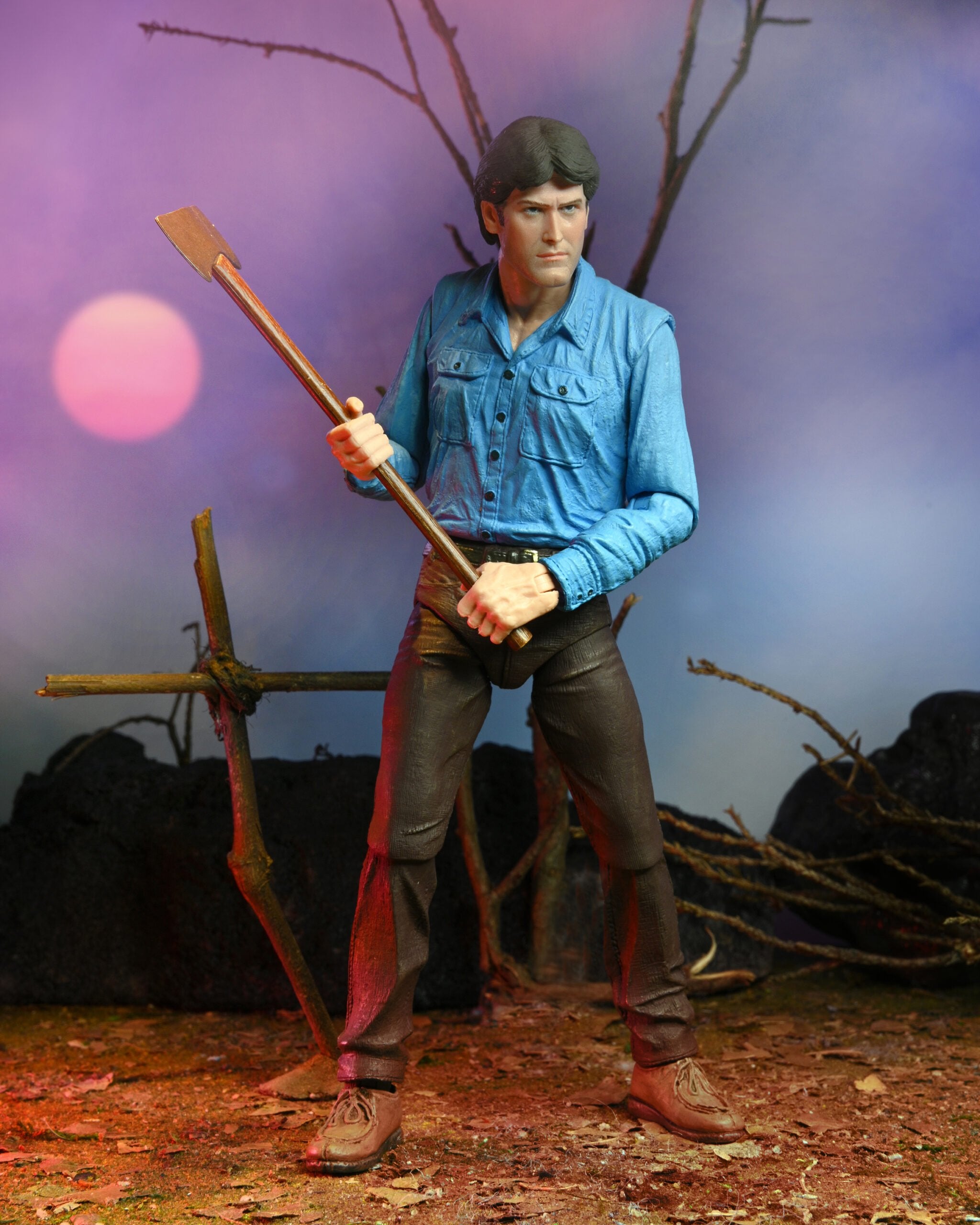 Figura Neca Evil Dead Scale Ultimate Ash 40 Aniversario 18 Cm