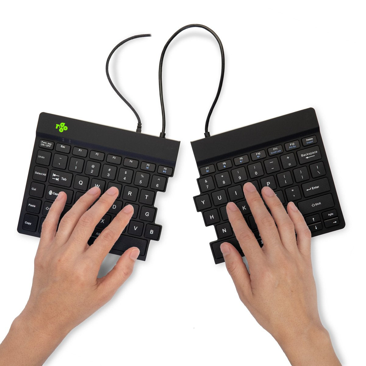 EAN 8719274490753 - R-Go Tools RGOSP-USWIBL teclado Oficina USB Inglés de EE. UU. imagen 4