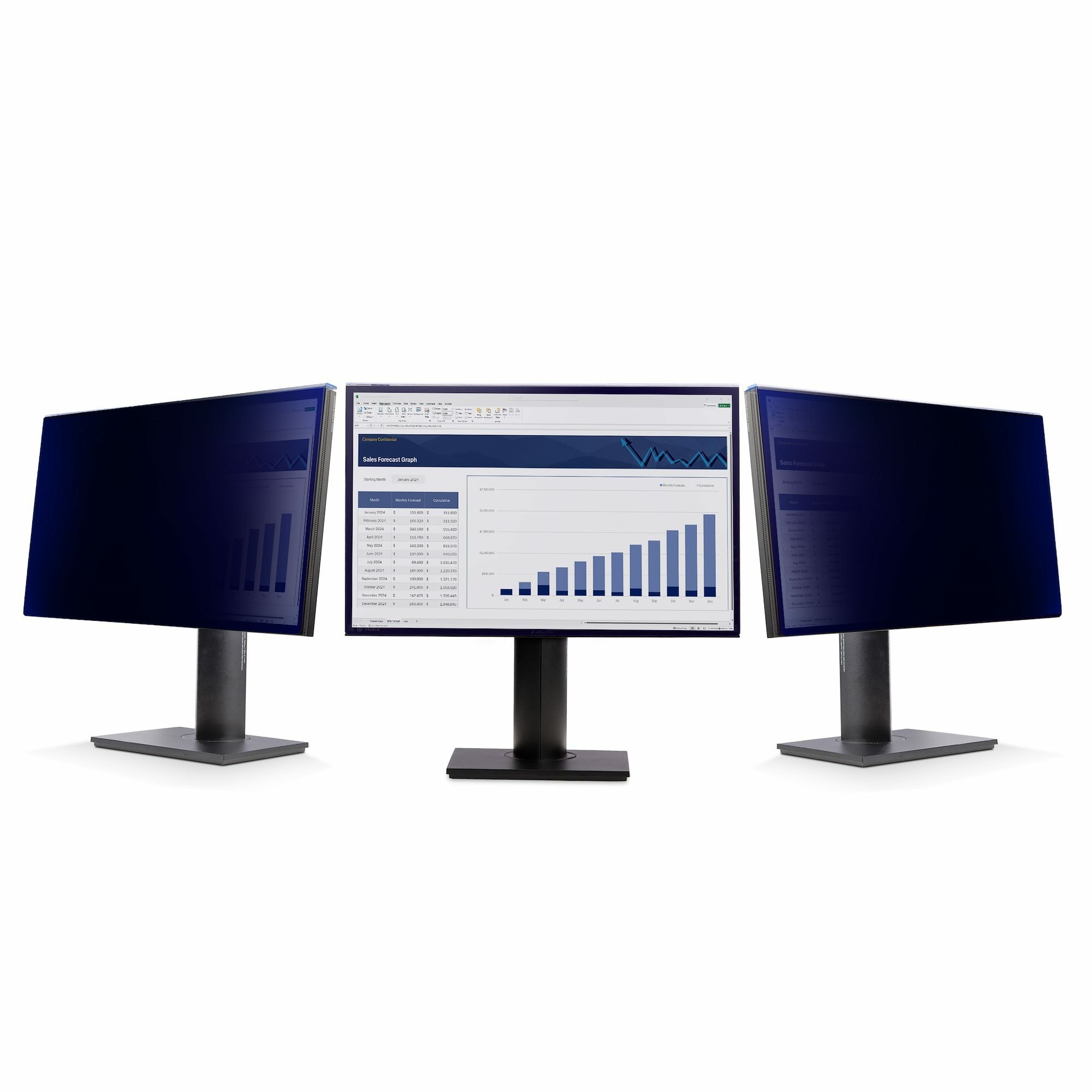 Startech.Com 24-Inch 16:10 Monitor Privacy Screen, Hanging Filter/Shield - Blickschutzfilter Für Bildschirme - 61 Cm Bre
