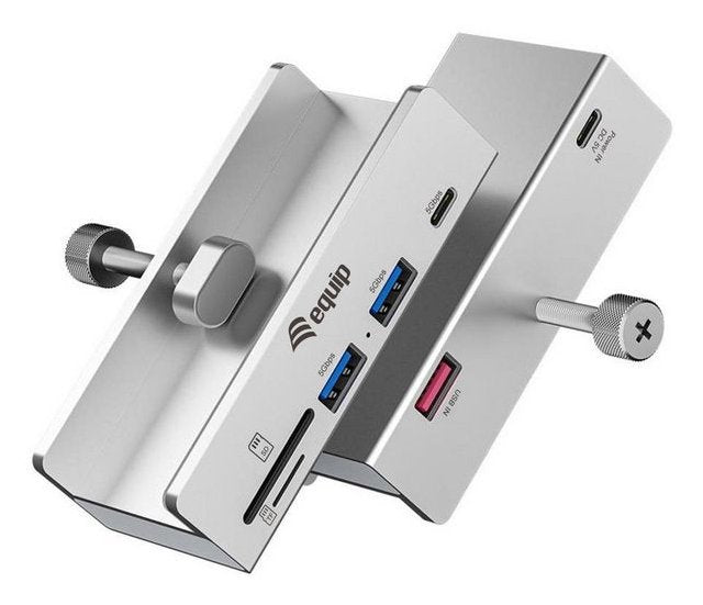 Equip 5-Port-Klemm Usb-A3.2-Hub->2xusb-A Sd Tf Usb-C 5gbps