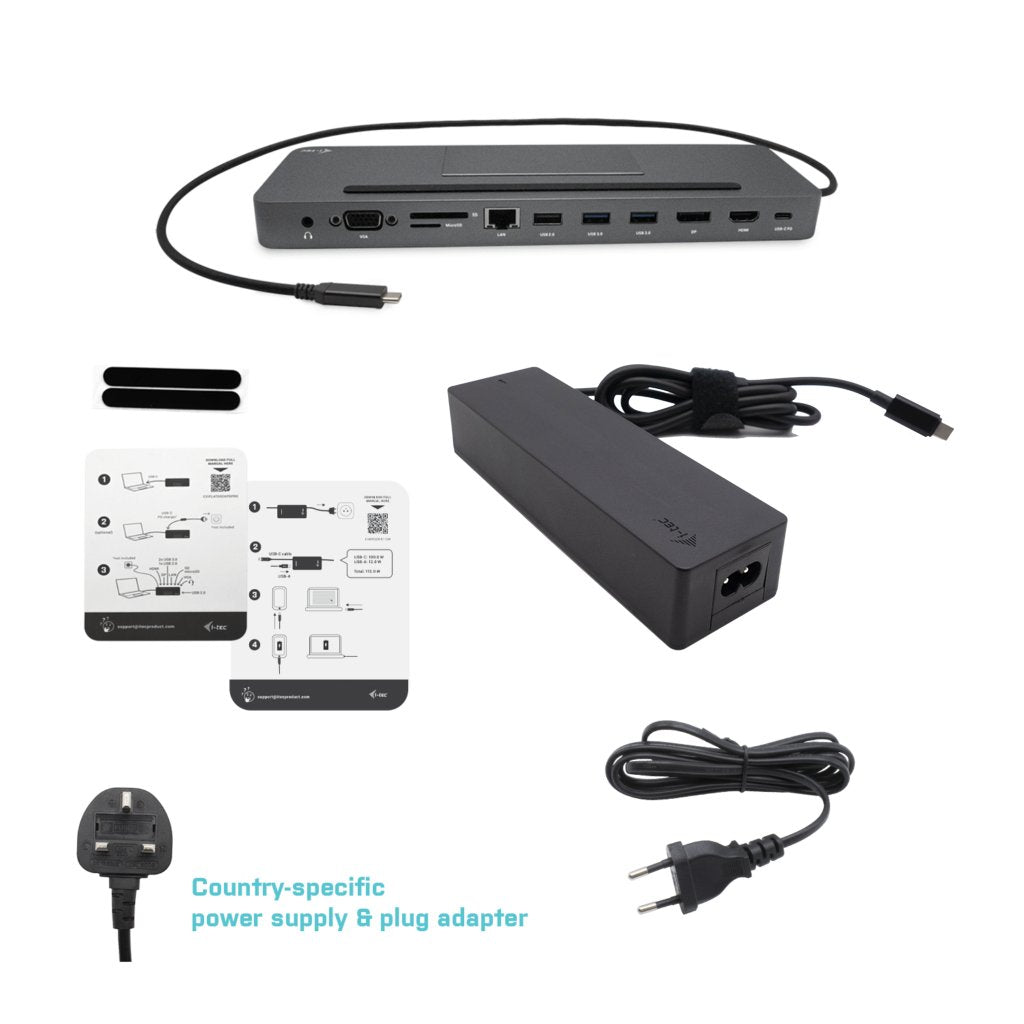 EAN 8595611707117 - i-tec Metal C31FLATPRO100 base para portátil y replicador de puertos Alámbrico USB 3.2 Gen 1 (3.1 Gen 1) imagen 9