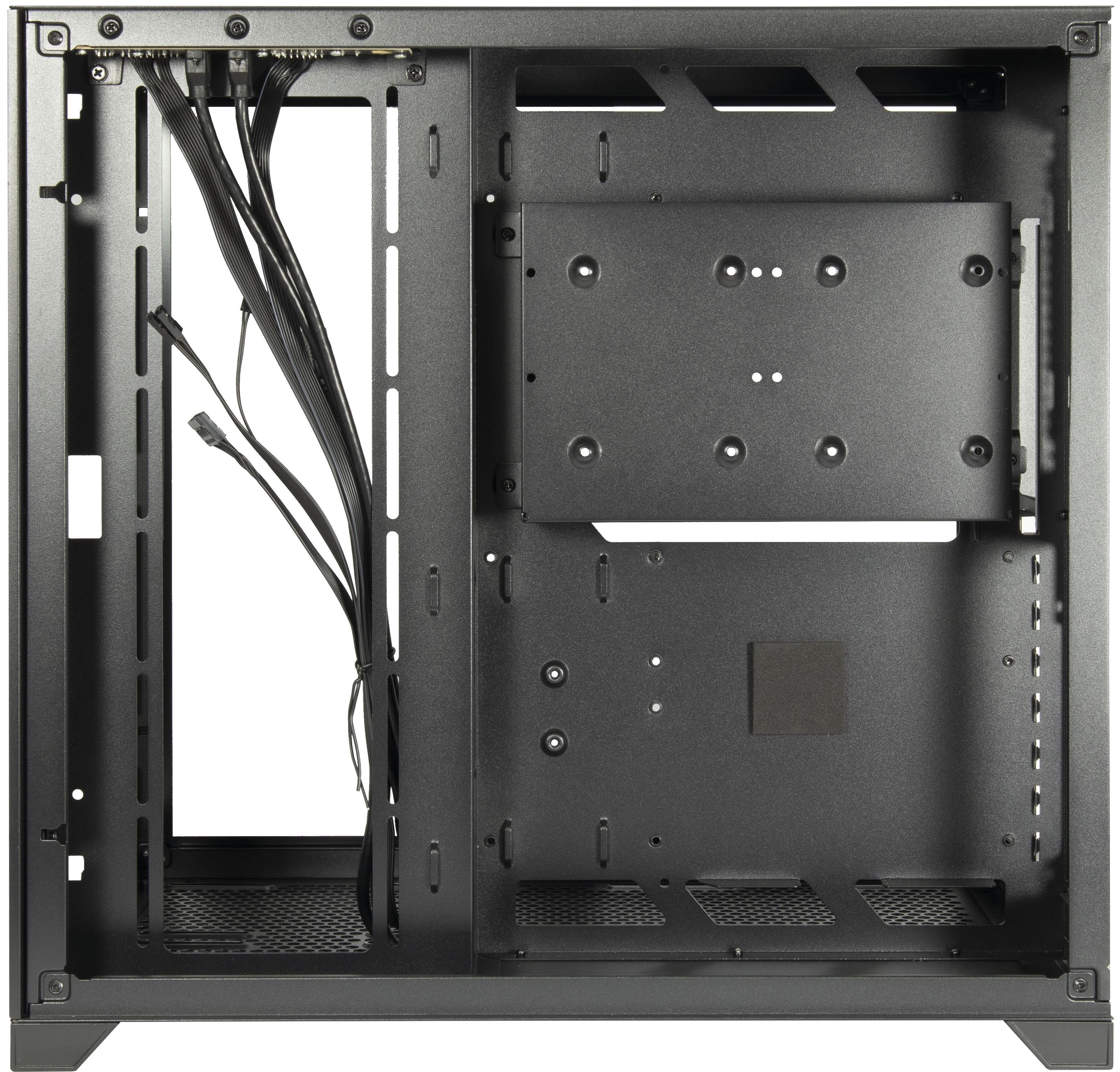 Caja Pc Inter-Tech C-703 Vision Vidrio Templado X 2 88881364 Negra