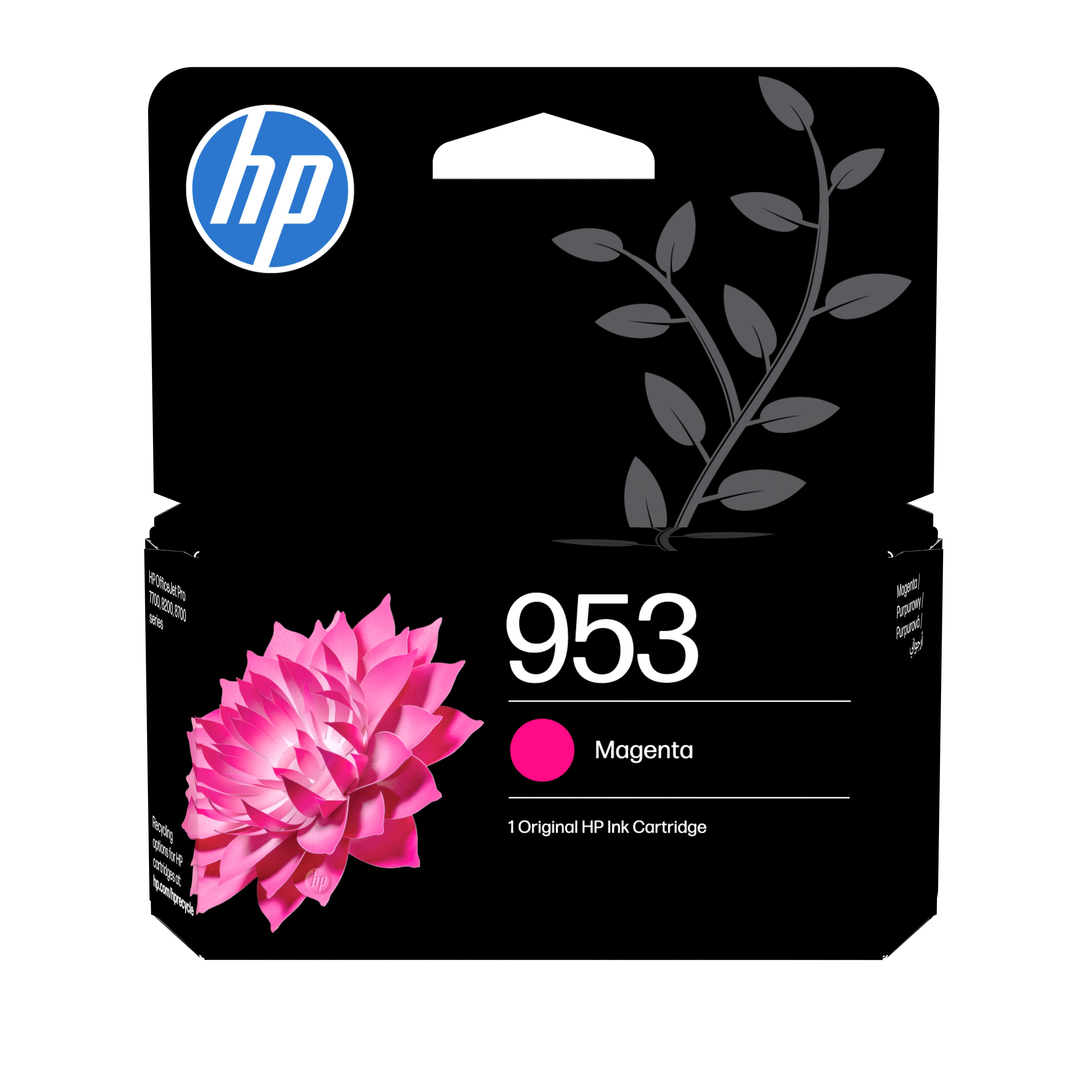 EAN 0199764693402 - HP 953 Magenta Original Ink Cartridge cartucho de tinta 1 pieza(s) Estándar imagen 1