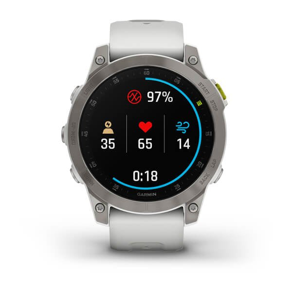 Garmin Epix (Gen 2) Snow White/Titanium Titan