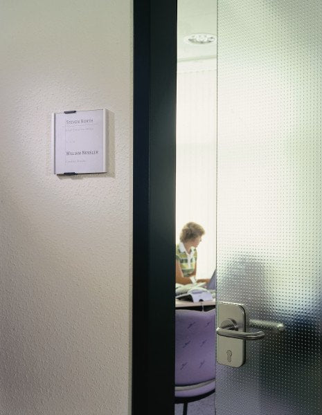 EAN 4005546400044 - Durable INFO SIGN Portacarteles 15 x 15cm Acrílico, Aluminio Plata imagen 3