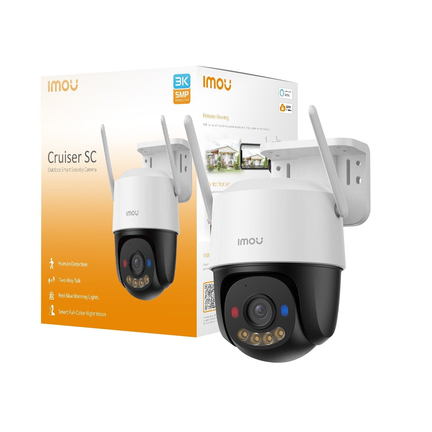 EAN 6976391034044 - Imou Cruiser SC 3K Torreta Cámara de seguridad IP Interior y exterior 2880 x 1620 Pixeles Techo/pared imagen 1