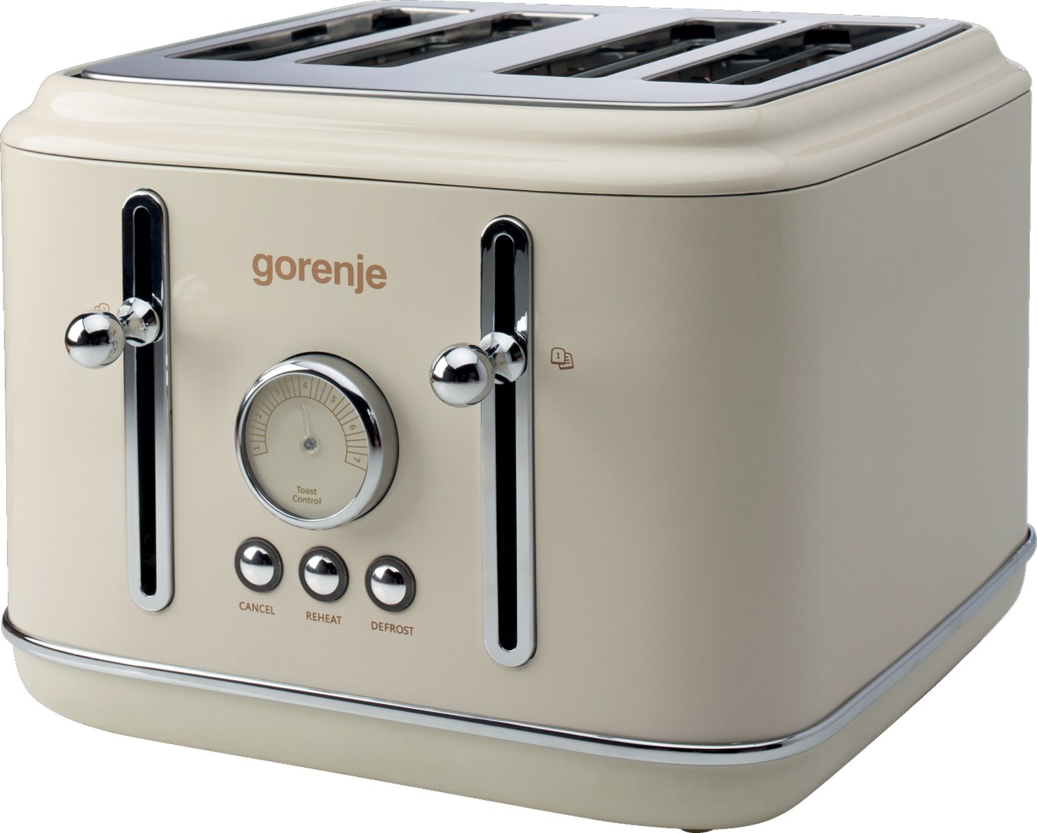 Gorenje T2300clin 7 4 Rebanada(S) 1150 W Beige