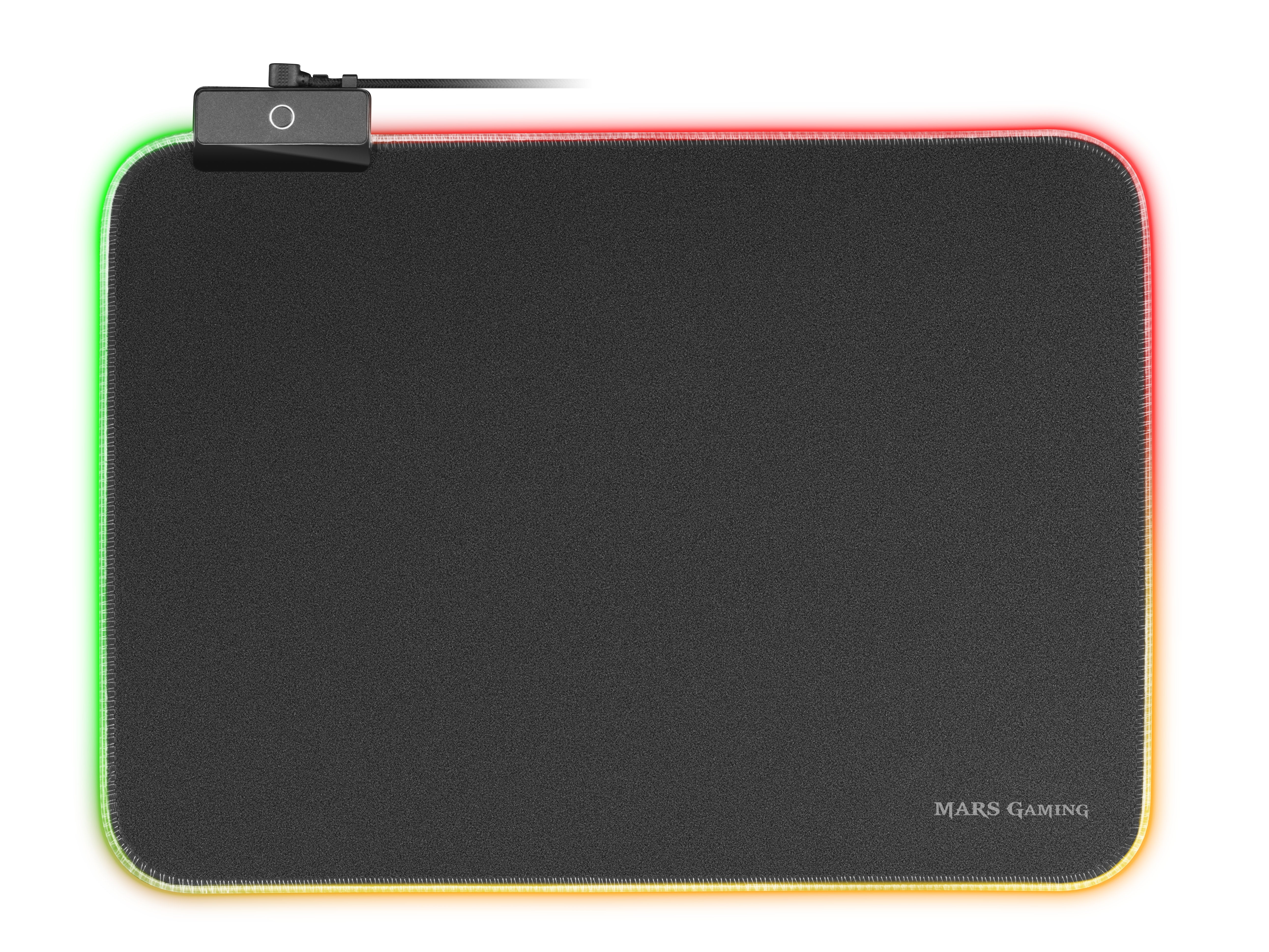 Alfombrilla Mars Gaming Mmprgbl Con Iluminación Led 365 X 265 X 4mm