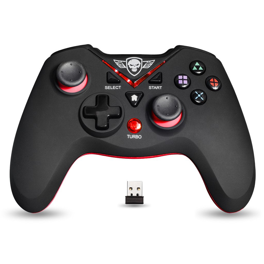 Spirit Of Gamer Gamepad Xgp Player Wireless 12 Botones Vibracion Compatible Pc/Ps3 Inalambrico 2.4 Ghz BateraA 600mah