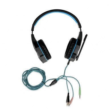 EAN 5901443053446 - iBox X8 Auriculares Alámbrico Diadema Juego Negro, Azul imagen 2