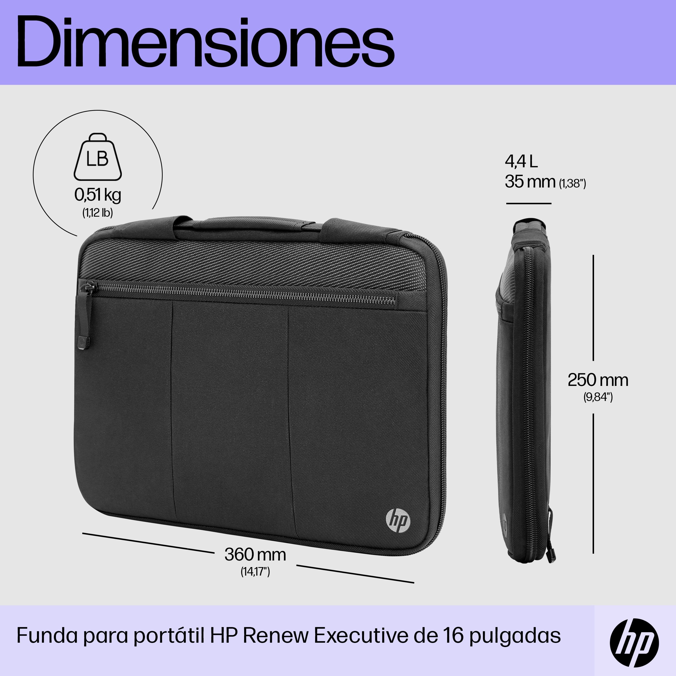 EAN 0196548662418 - HP Renew Executive 14.1 Laptop Sleeve 35,8 cm (14.1") Negro imagen 2