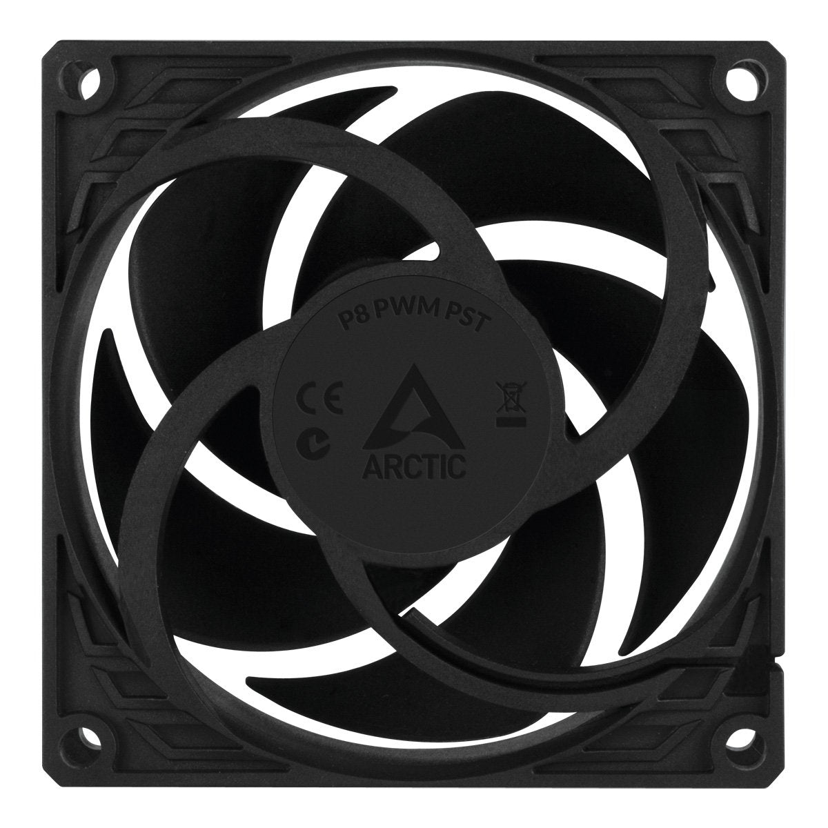 Ventilador Arctic P8 Pwm Pst Negro 80mm