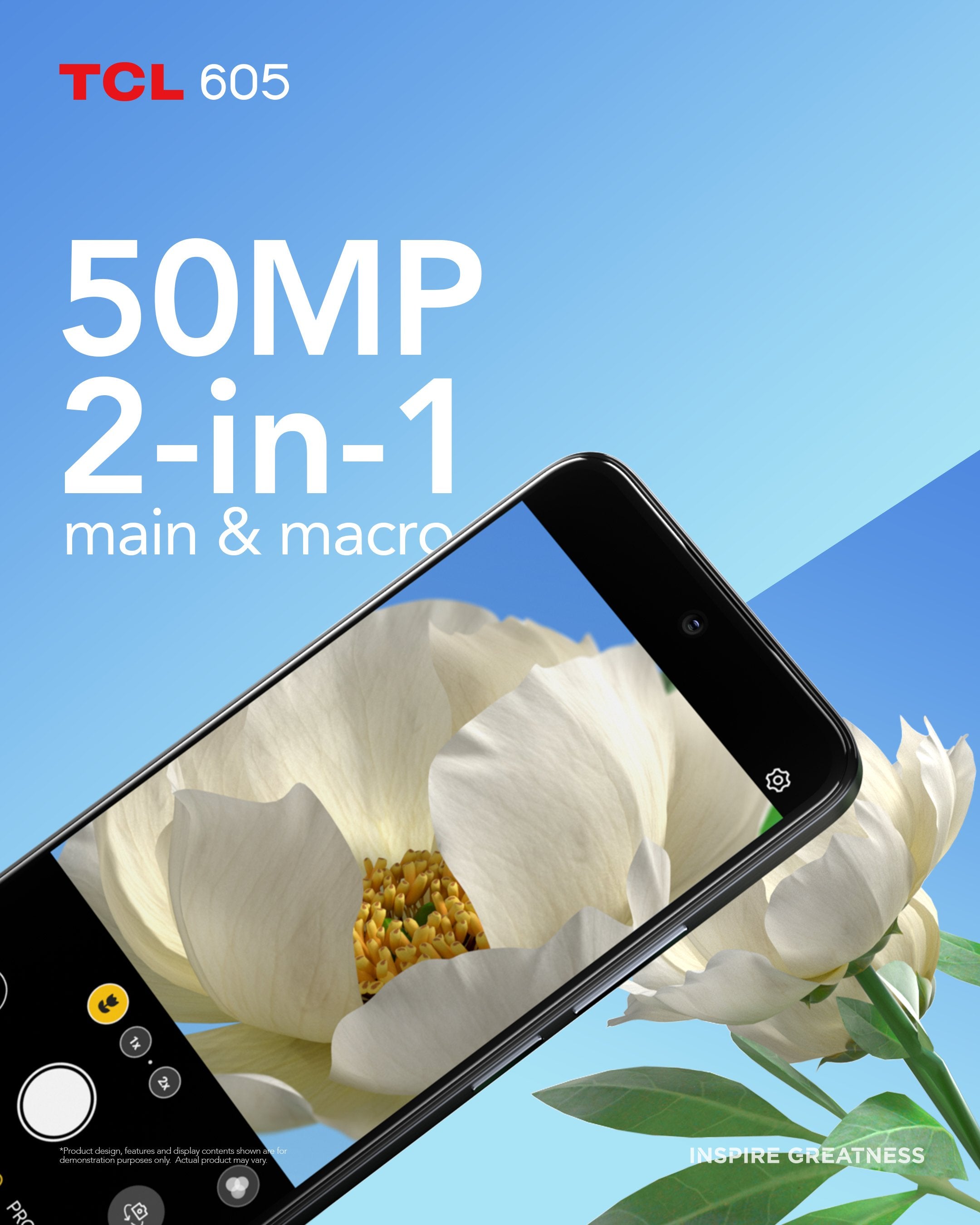 EAN 4894461787695 - TCL 605 16,9 cm (6.67") SIM doble Android 15 4G USB Tipo C 8 GB 256 GB 5200 mAh Azul imagen 4