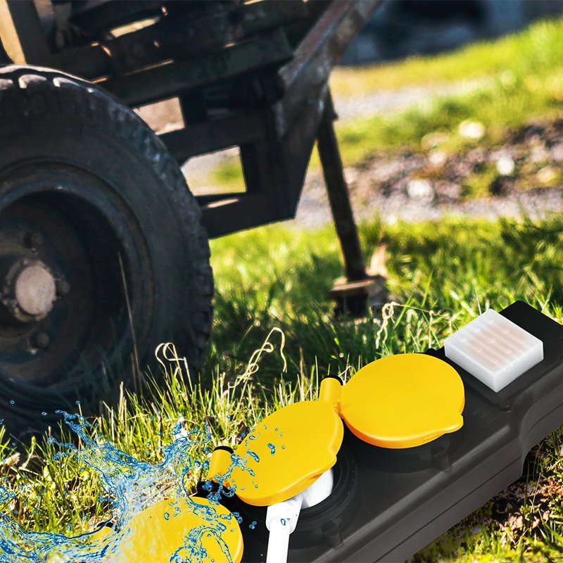 Logilink Regleta De Enchufes Exterior De 3 Tomas , 3xcee 7/3, Con Interruptor Outdoo Cable Textil Logilink