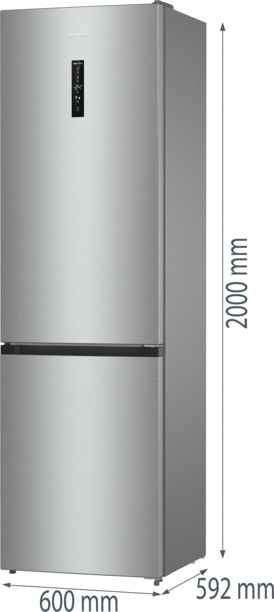 EAN 3838782760303 - Gorenje G600 NRK620CA2XL4 Independiente 331 L Gris, Acero inoxidable, Gris Oscuro imagen 6