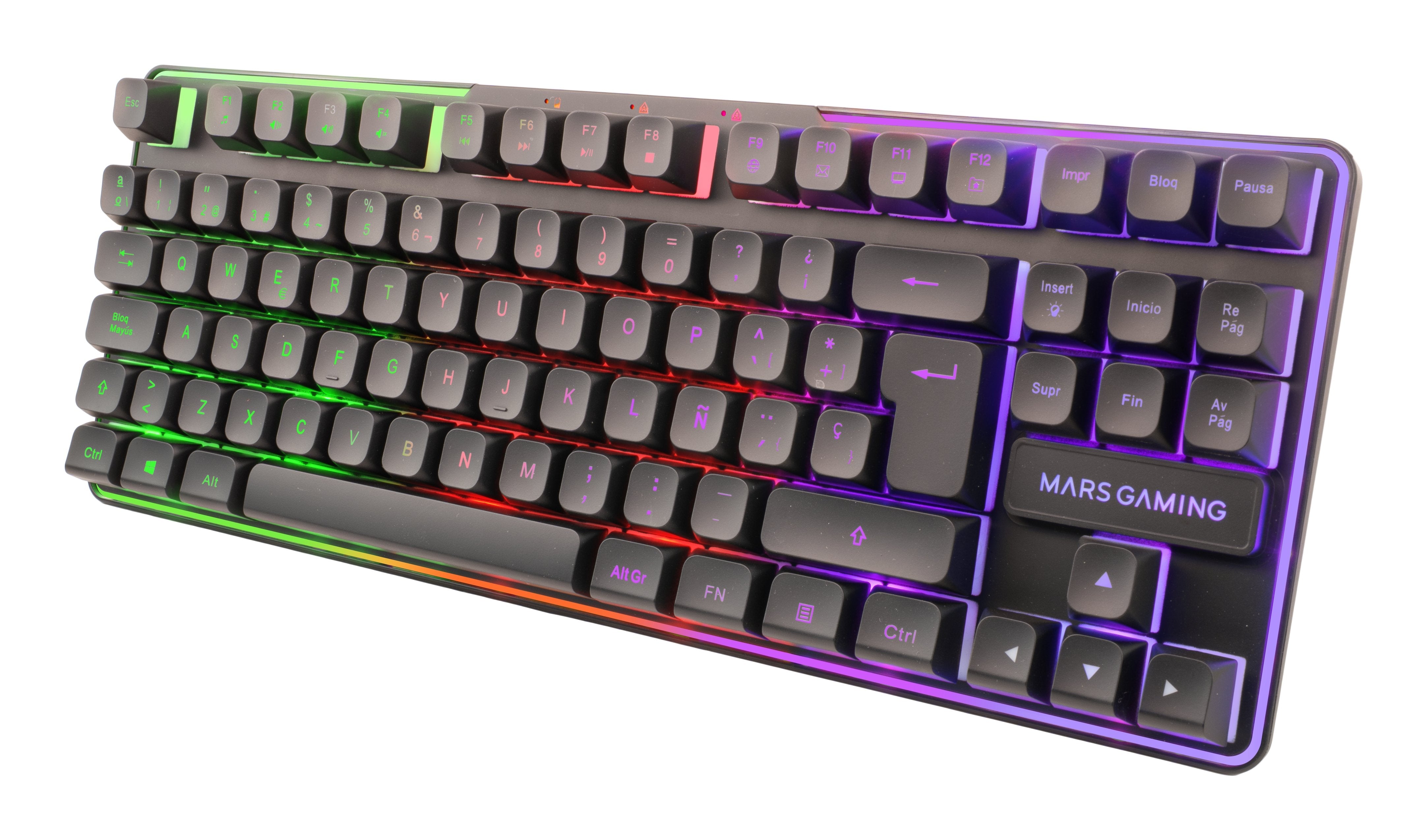 Pack Gamer 3en1 (Calvier/Ratón/Tapis) Mars Gaming Mcpwtkl (Negro)