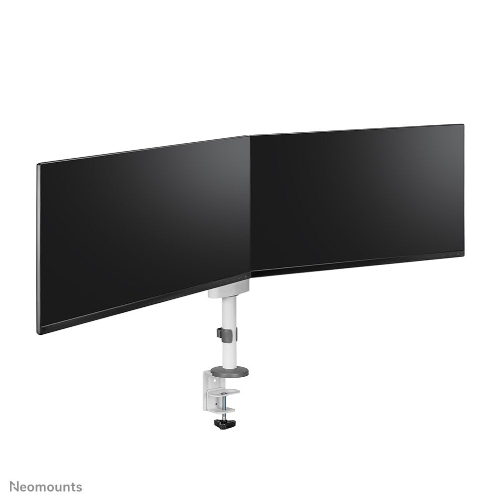 Neomounts By Newstar Soporte De Escritorio 17"-27" 2 Monitores 3gelenk Blanco Max.8kg