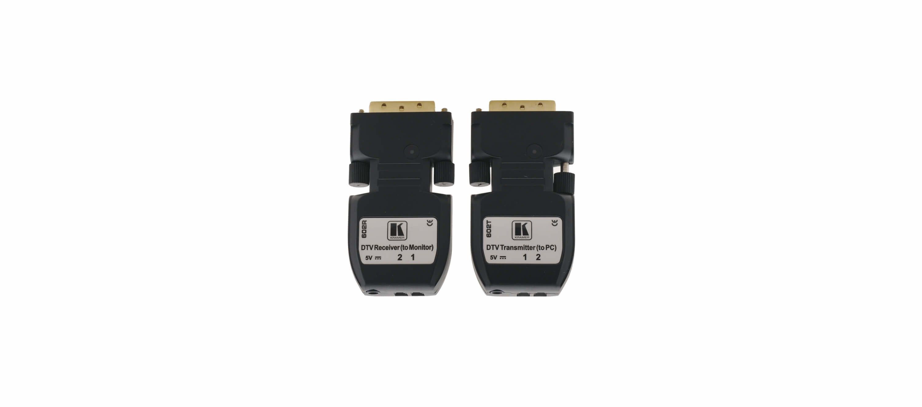 Kramer Electronics 602r/T Transmisor Y Receptor De Señales Av Negro