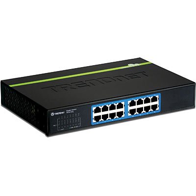 EAN 0710931610208 - Trendnet TEG-S16DG switch No administrado Negro imagen 2