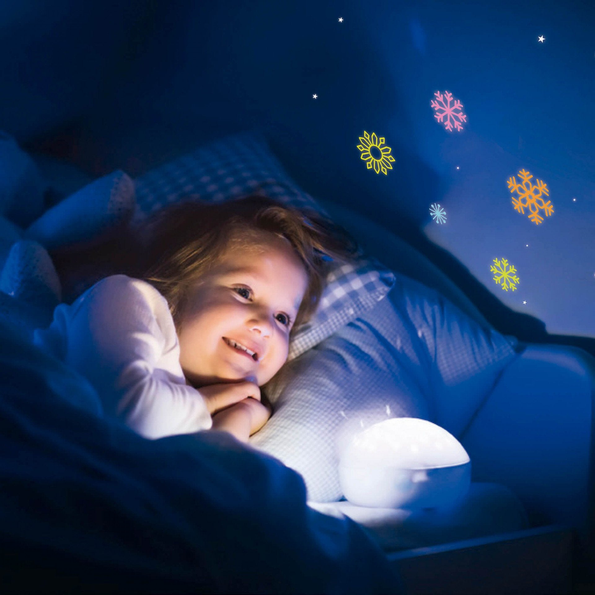 EAN 8410782192565 - APLI Kids Snowflakes etiqueta decorativa engomada Blanco Permanente 12 pieza(s) imagen 2