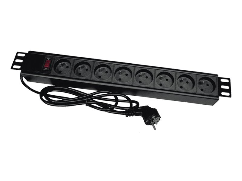 Alantec Pz081u3m Base Múltiple 3 M 8 Salidas Ac Interior Negro