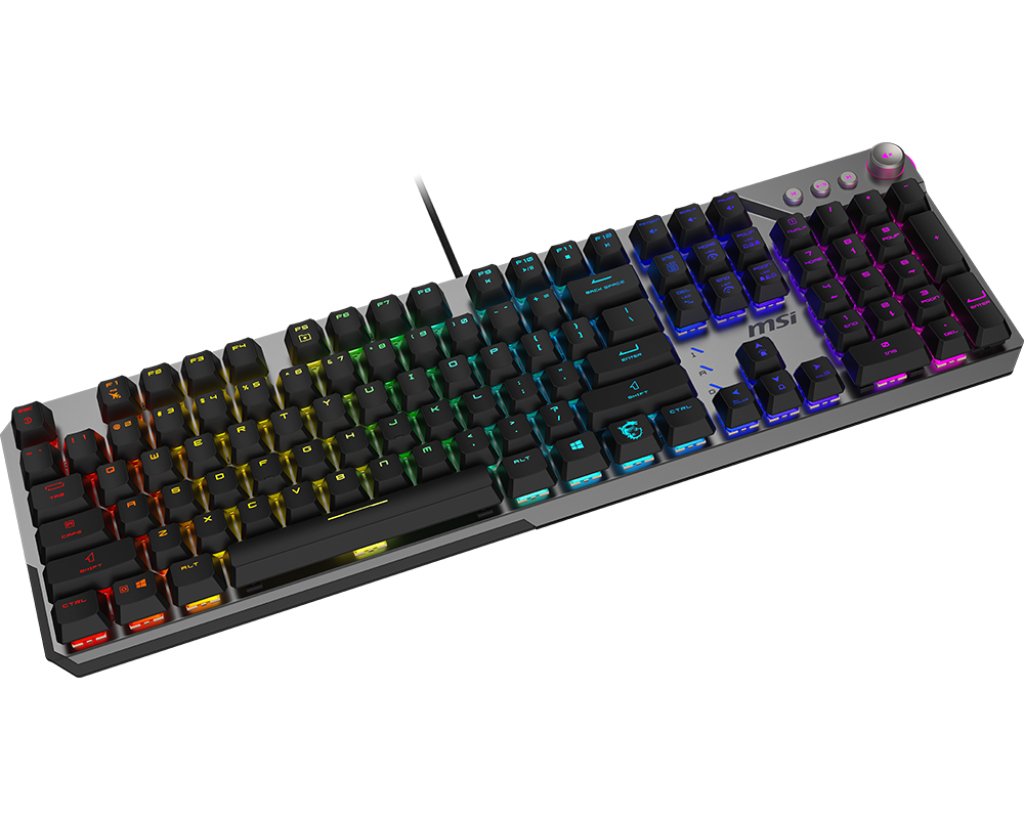 Msi Mrike 600 Silent Gaming Keyboard, Vercablet
