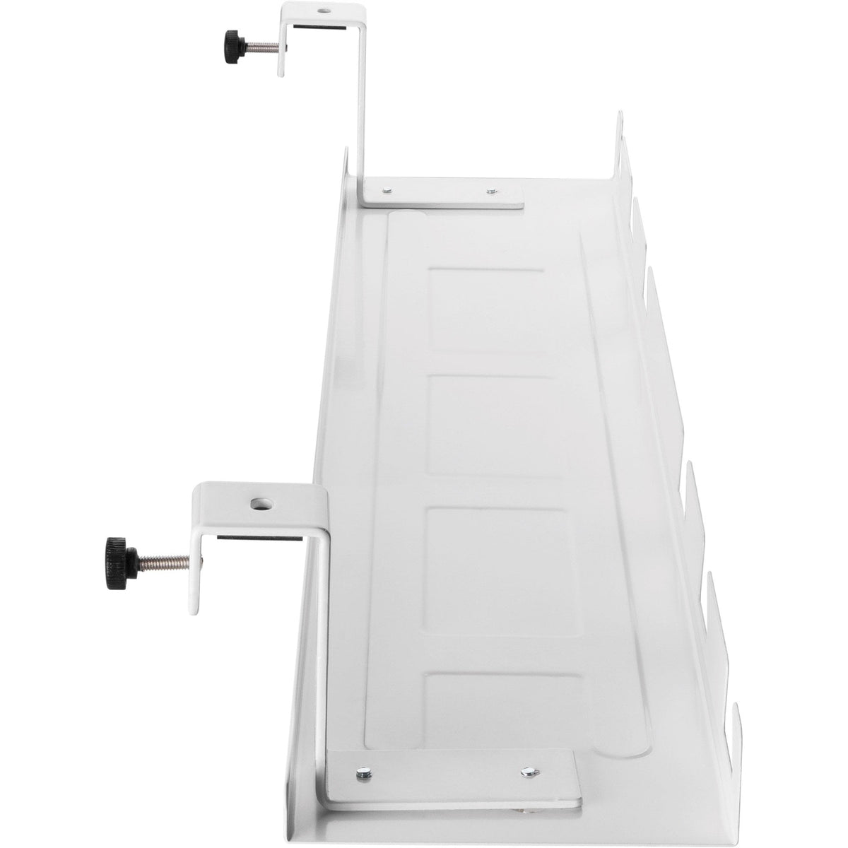 Inline Guía De Cable/Estante Para Montaje Debajo De La Mesa, Blanco