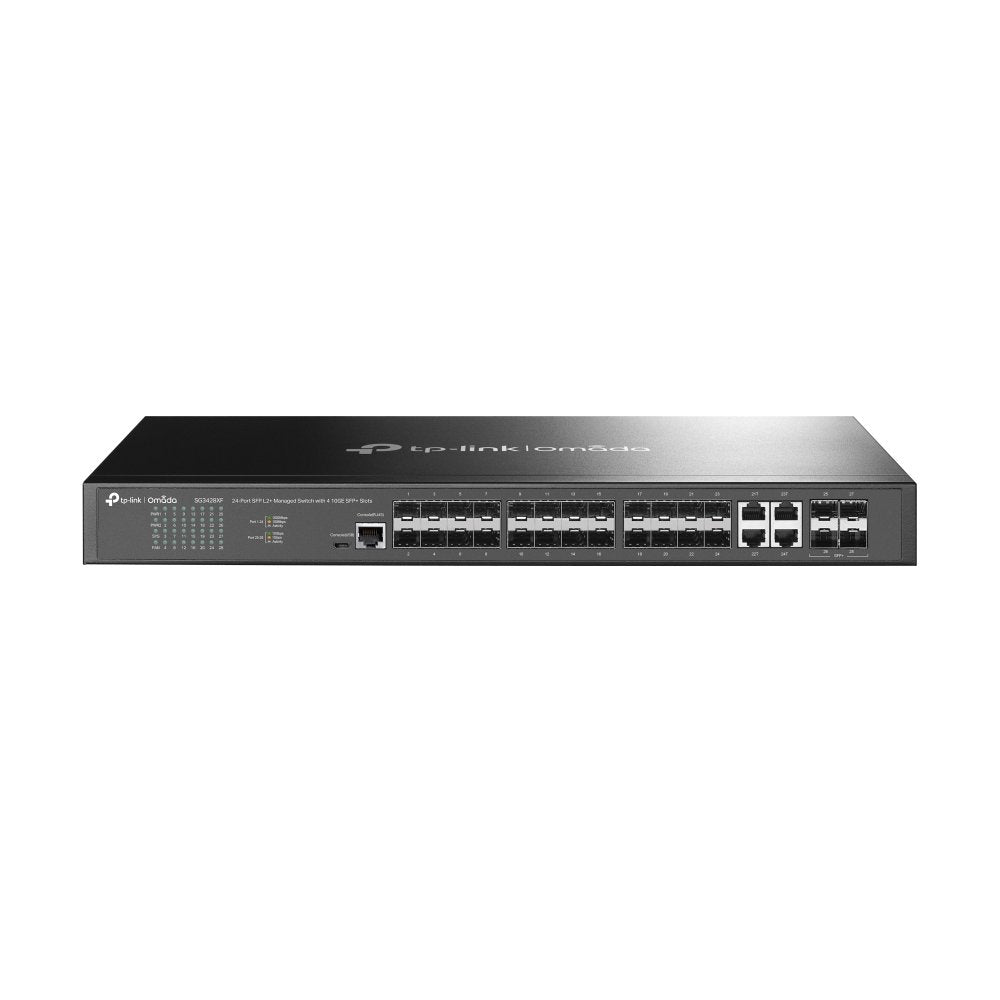 Switch Tp-Link Tl-Sg3428xf 24-Port Sfp L2+ Managed 10ge Sfp