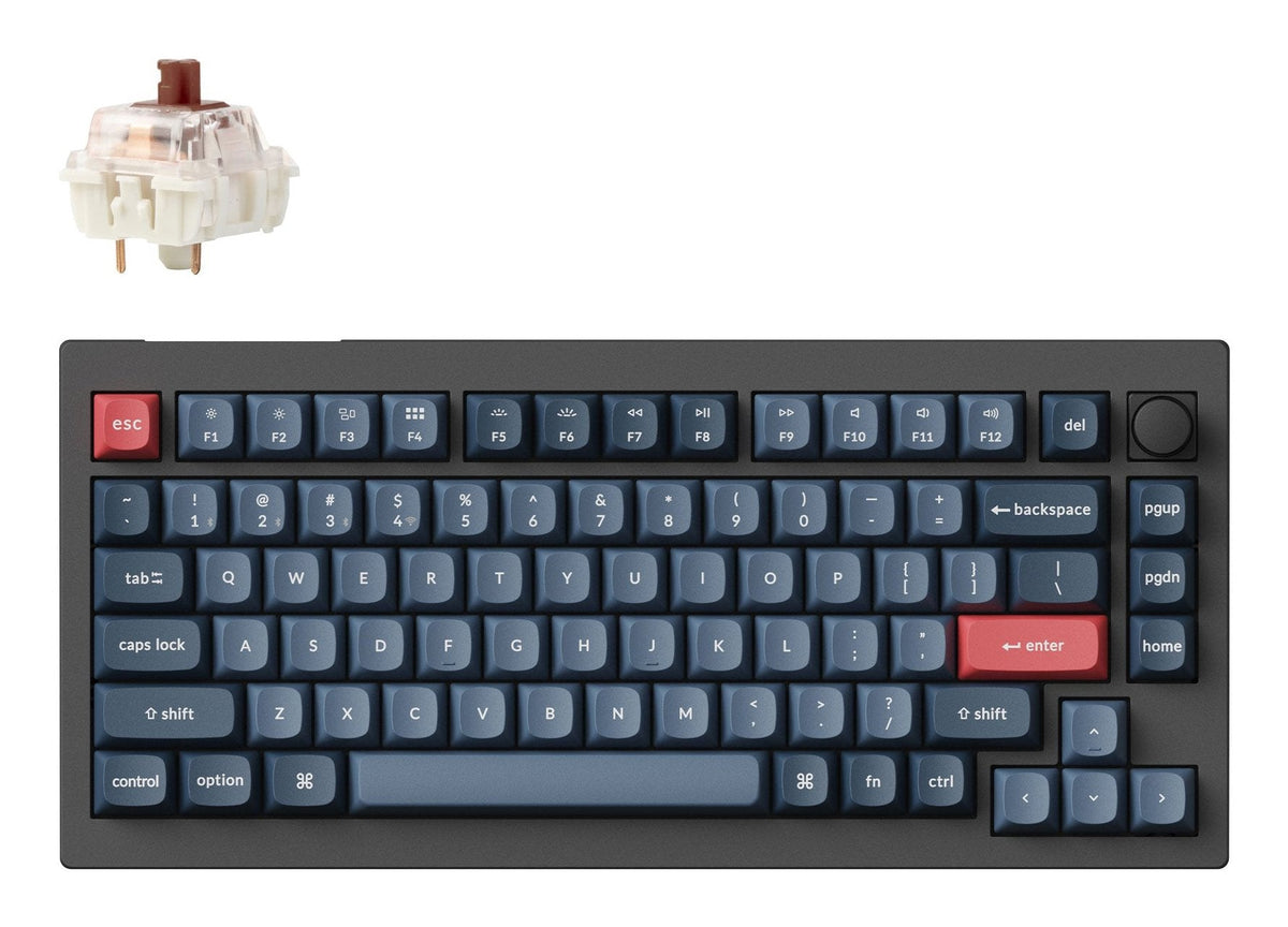 Teclado Mecánico Keychron V1 Max 75% Wireless Gateron Jupit