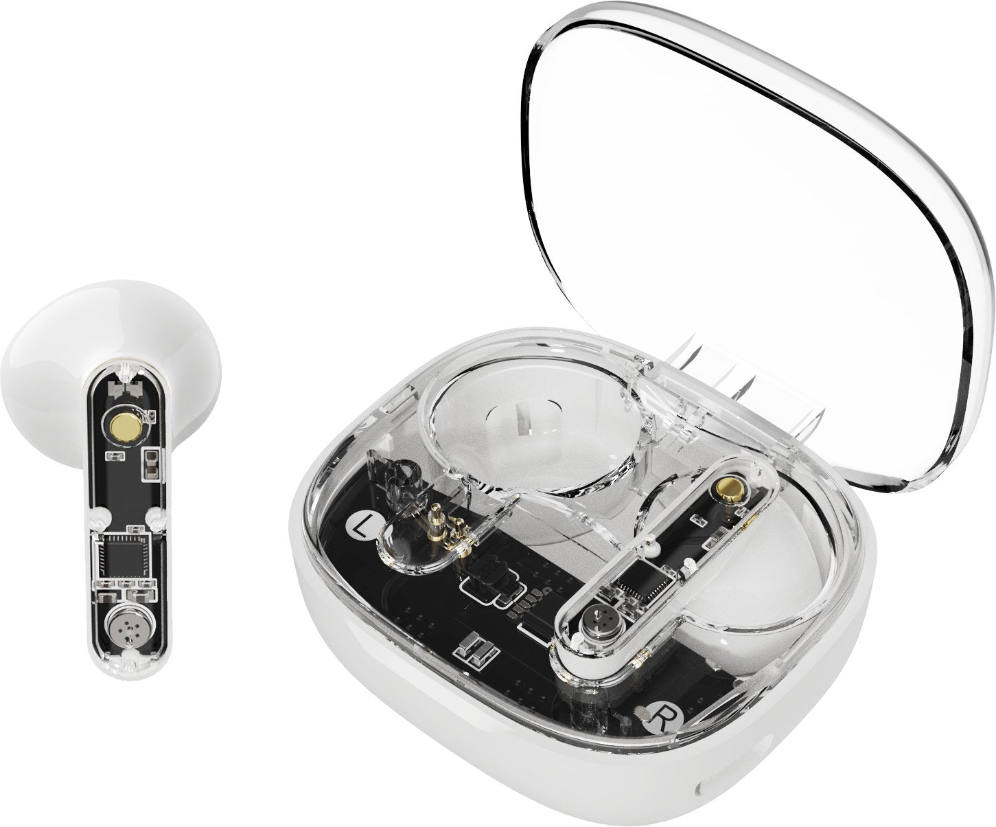 Streetz Bt Tws In-Ear KopfhRer Transparent Weiá