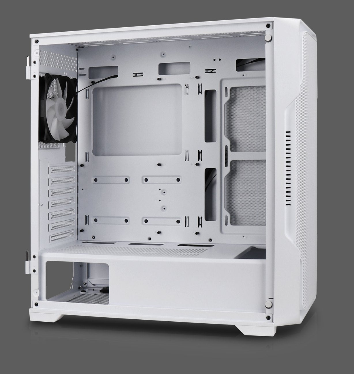 Caja Pc Go Nanoxia Midi Ds-9 Argb Airflow Blanco - Usb-C - Tg-Mesh